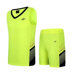 Basketball Uniform – Neon Green and Black High Visibility Set