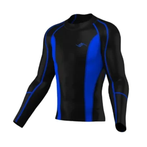 Blue & Black Compression Jersey – Dynamic Flex Fit