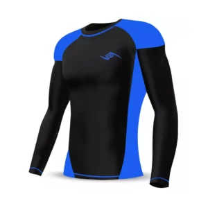 Blue & Black Compression Jersey – SportMesh Sleeve