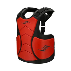 Black And Red Chest Guard