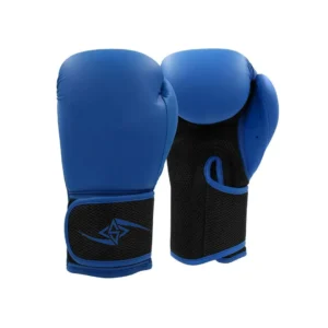 Blue Black Boxing Gloves