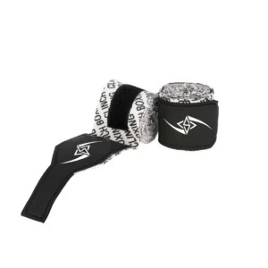 Black White Boxing Handwraps