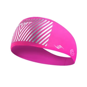 Magenta with White Lines Fitness Band