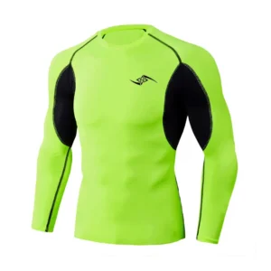 Neon Green Compression Jersey – High Visibility Fit