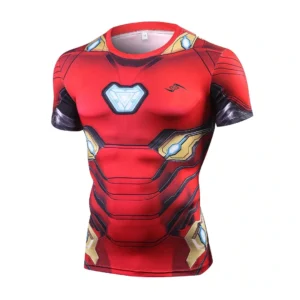 Red Hero Compression Shirt – Power Chest