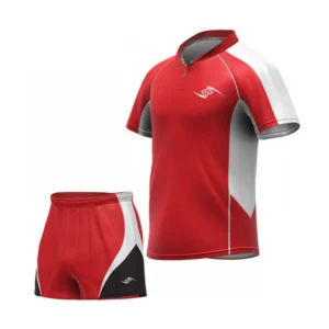 Red Rugby Uniform – Premium Game Set for Men