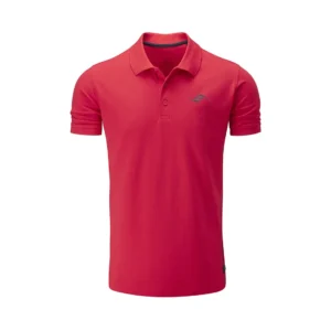 Solid Red Polo Shirt – Casual Comfort Wear
