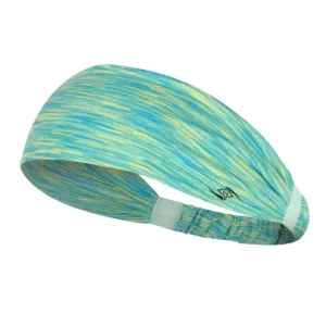 Teal & Yellow Spiral Performance Band